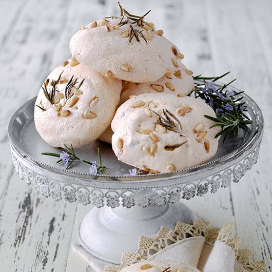 Lemon and Rosemary Meringues from Cook it Slowly!