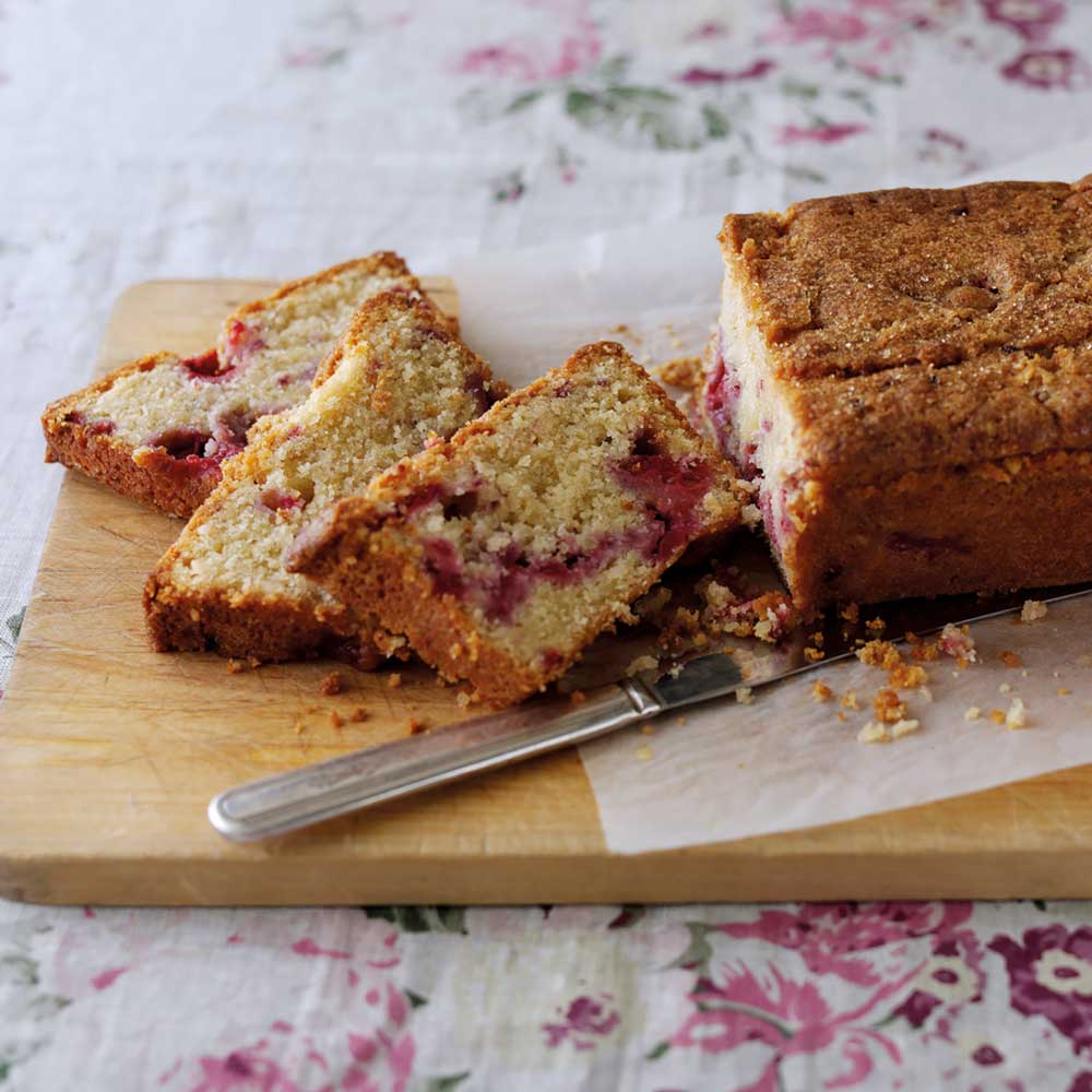Raspberry & Macadamia Cake from The Dairy Book of Home Cookery