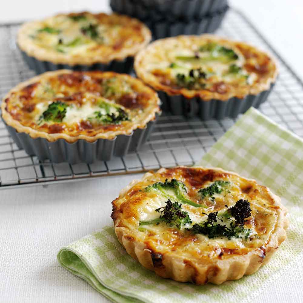 Broccoli & Stilton Quiche Recipe