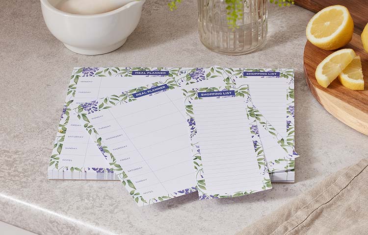 MEAL PLANNER PADS (A4/A5) W039/W046 (Weekly Food Journals)