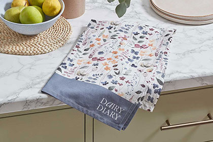 Dairy Diary Tea Towel 2025